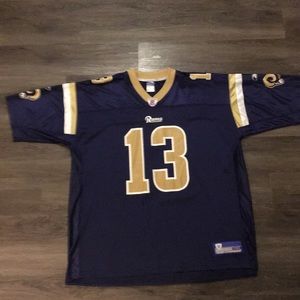 NFL ST LOUIS RAMS JERSEY KURT WARNER 13 - 2001 ‘02